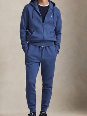 Ralph Lauren Navy Zip Hoodie and Drawstring Joggers